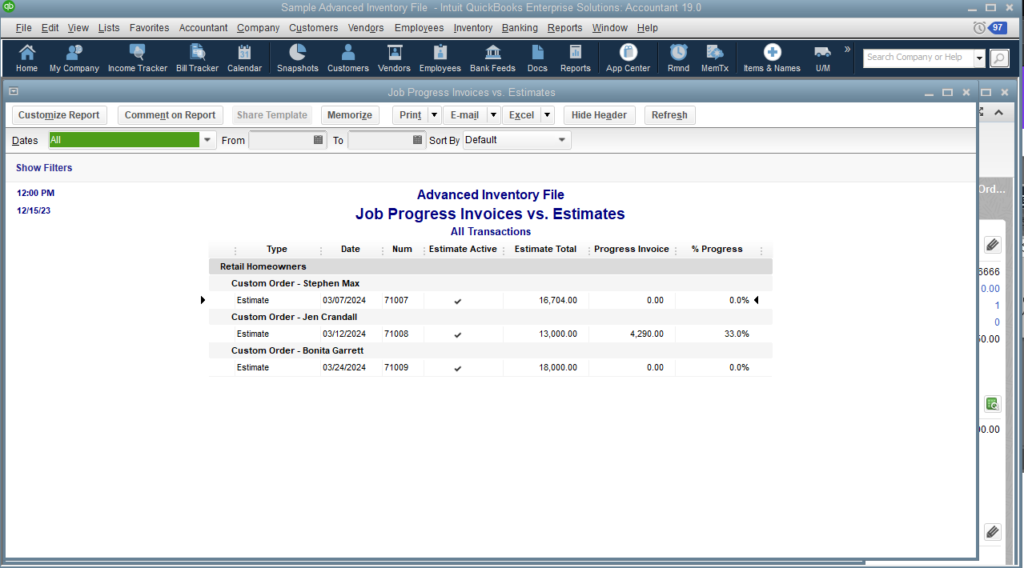 QuickBooks Desktop - How to Use Customer Estimates | ebs Associates, Inc.
